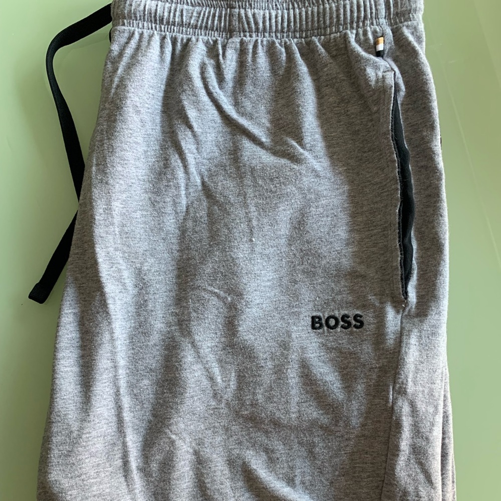 Boss gray cotton shorts